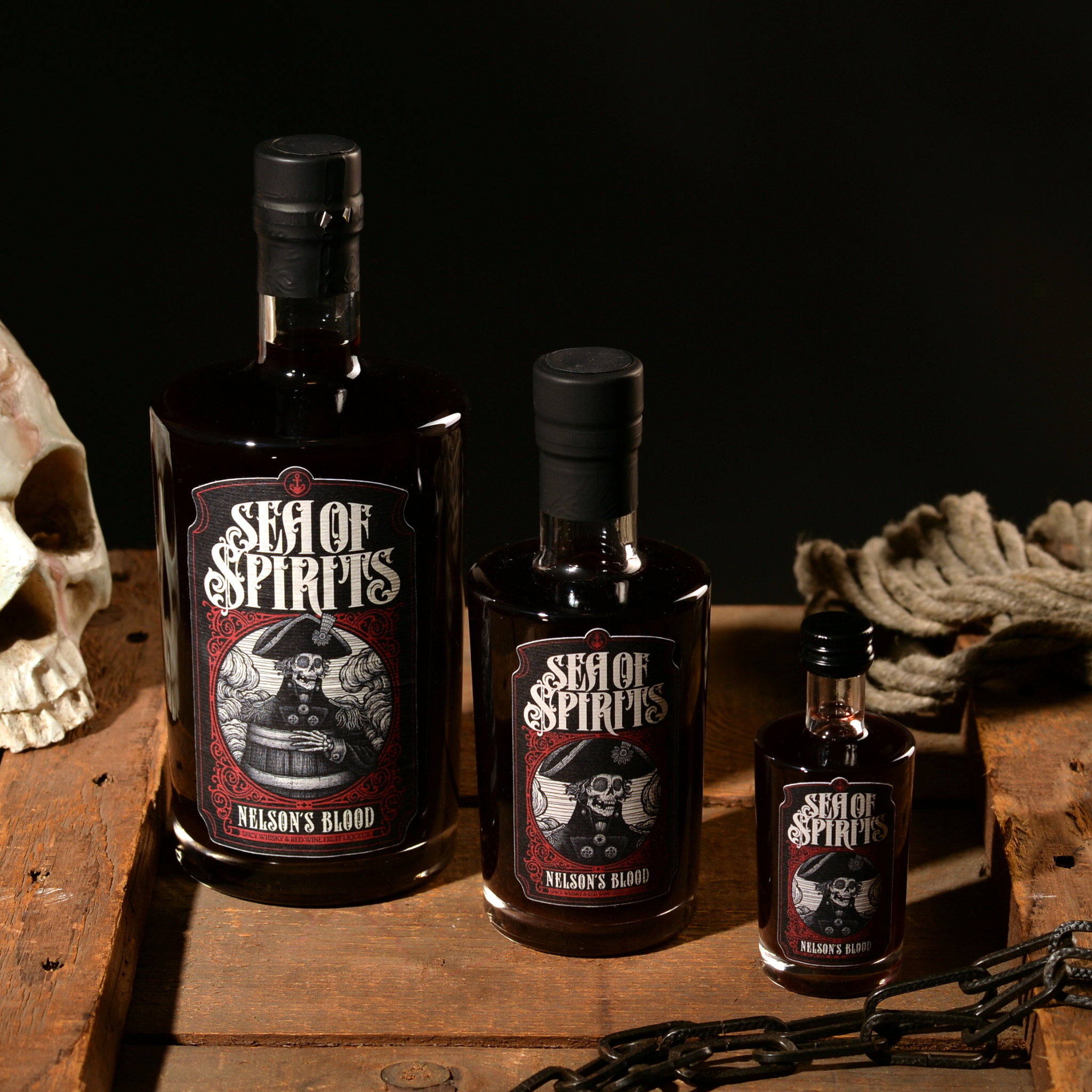 Nelson's Blood – Scharfer Whisky-Rotwein-Fruchtlikör